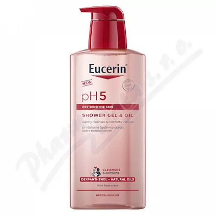 Eucerin pH5 sprchový gel&olej 400ml
