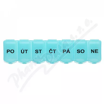 Dávkovač léků 7 dní modrý