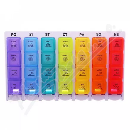 Dozownik leków 7 dni rano/popołudniu/wieczorem/nocą