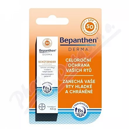 Bepanthen Derma balzám na rty SPF50 4.5g II
