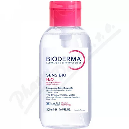 BIODERMA Sensibio H2O s pumpou 500ml