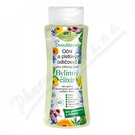 BIO BIONE Bylinný elixír dvoufáz.odličovač 255ml - odličování,odličování obličeje,čištění obličeje,čistění pleti,