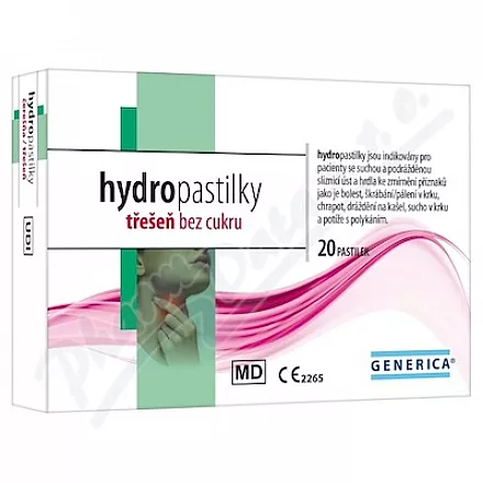 hydropastylki wiśniowe bez cukru 20szt Generica