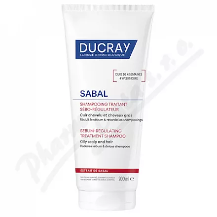 DUCRAY Sabal Šampon regulující tvorbu mazu 200ml - vlasová péče,péče o vlasy,
