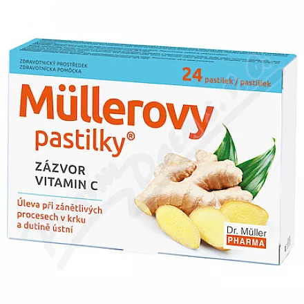 Müller's pastylki imbirowe 24szt ZP