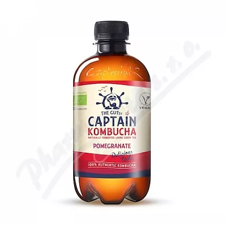 The Gutsy Captain Kombucha granát.jablko BIO 400ml
