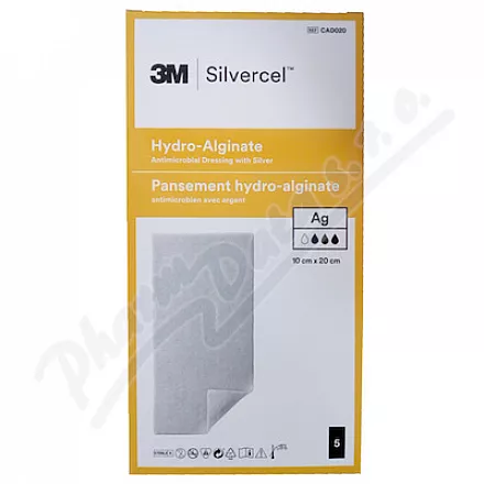 SILVERCEL HYDROALGINATE, ANTIMIKROBIÁLNÍ KRYTÍ SE STŘÍBREM