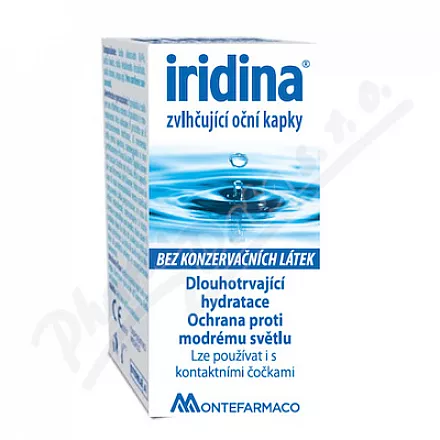 IRIDINA nawilżające krople do oczu 10ml
