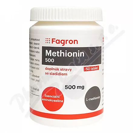 Methionin 500mg tbl.50 Fagron
