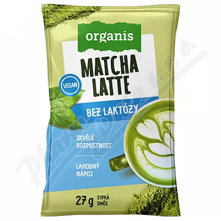 Organis matcha latte bez laktozy 27g