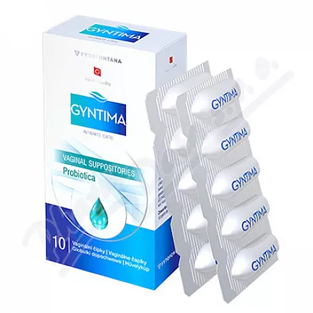 Fytofontana GYNTIMA Probiotica vag.čípky 10ks