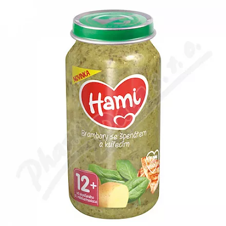 Hami Brambory se špenátem a kuřecím 250g 12m+