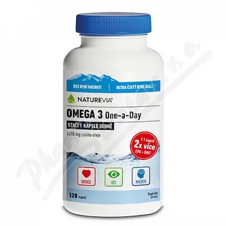 NatureVia Omega 3 One a Day cps.120