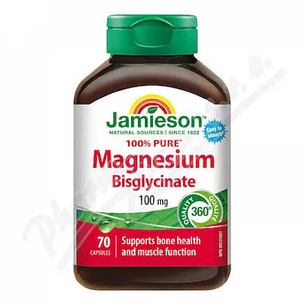 JAMIESON Hořčík bisglycinát 100mg cps.70