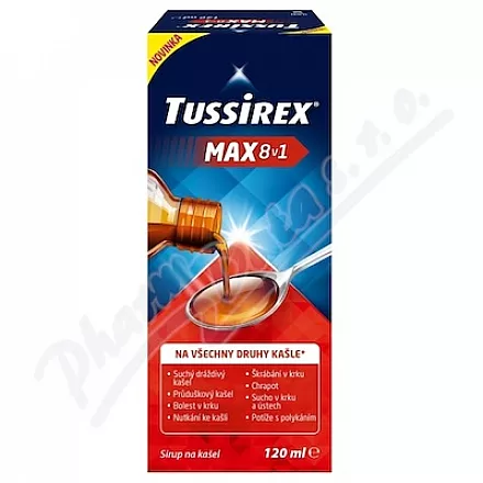 Tussirex MAX 8v1 syrop 120ml