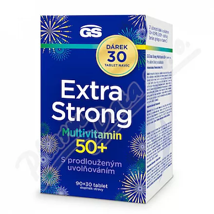 GS Extra Strong Multivitamin 50+ tbl.90+30 dárek