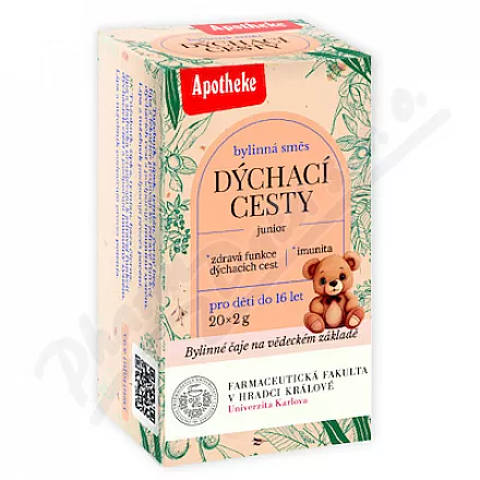 Apotheke FAF UK Dýchací cesty junior čaj 20x2g