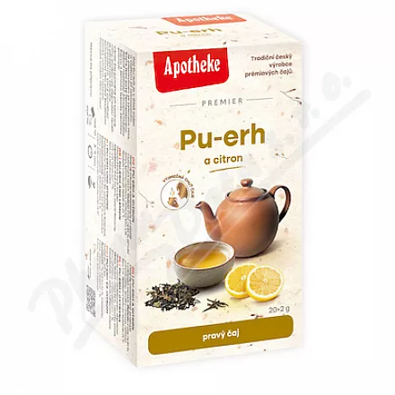 Apotheke Premier Pu-erh a citron čaj 20x2g
