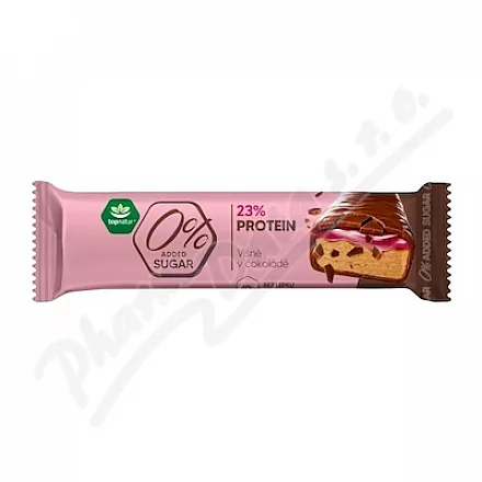 Topnatur Protein tyčinka višně v čokoládě 40g