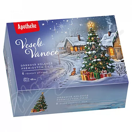 Apotheke Dárko.kolekce čajů Veselé Vánoce 48sáčků