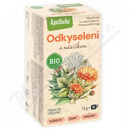 Apotheke BIO Odkyselení s měsíčkem čaj 20x1.5g