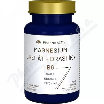 Magnesium Chelát + Draslík + B6 tob.60