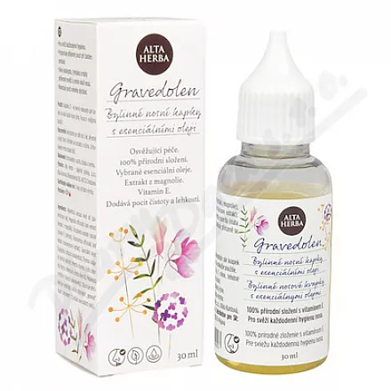 Gravedolen bylinné nosní kapky esenciál.oleje 30ml