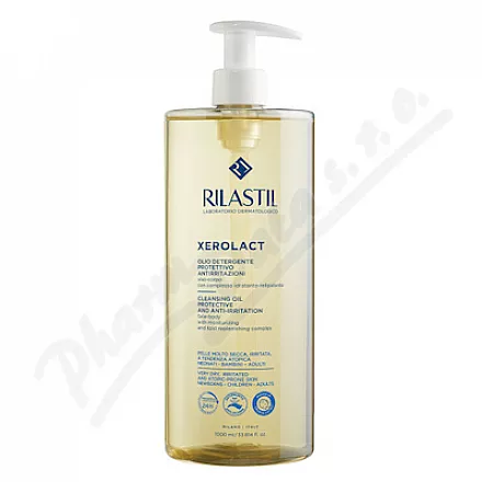 RILASTIL Xerolact čisticí olej na obl.&tělo 1000ml - odličování,odličování obličeje,čištění obličeje,čistění pleti,