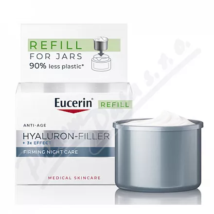 EUCERIN HYALURON-FILLER+3xEFFECT noč.kr.refill50ml
