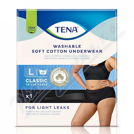 TENA Washabl.Soft Cott.Under.L čer.ink.kalh.84683