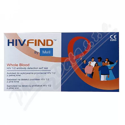 Meril HIV FIND Sebetest do wykrywania wirusa HIV z krwi 1 szt.