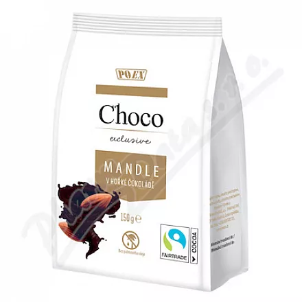 POEX Choco Exclusive Migdały w ciemnej czekoladzie 150g