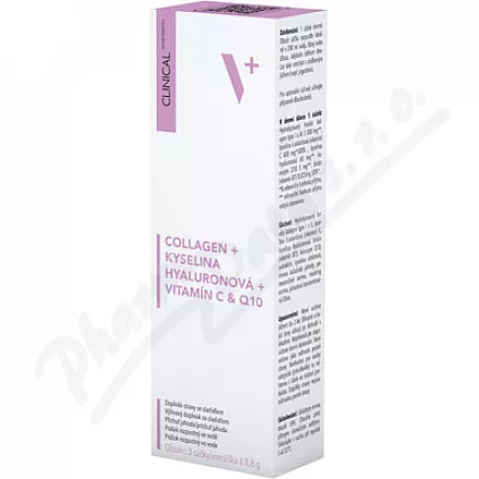 Clinical Collagen+kys.Hyalurono.+vit.C&Q10 3x8.8g