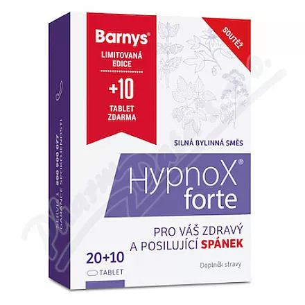 Barnys HypnoX forte tbl.20 10 zdarma
