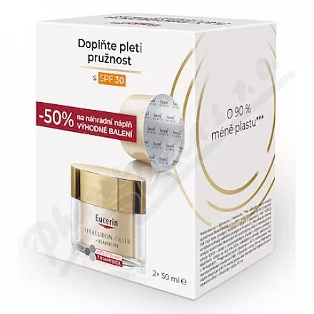 Eucerin Hyaluron-Fil.+El.den.kr.SPF30+refill2x50ml