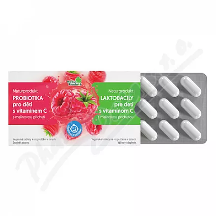 Naturprodukt Probiotika pro děti s vit.C tbl.15