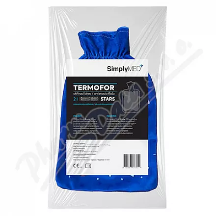 SimplyMed Termofor s fleesovým obalem Stars 2L