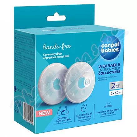 Canpol babies Kolektor do mleka matki 2szt.