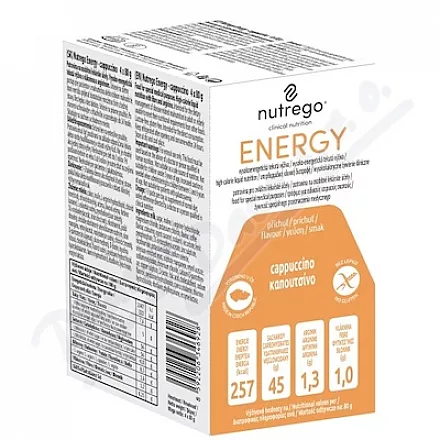 NUTREGO ENERGY PŘÍCHUŤ CAPPUCCINO