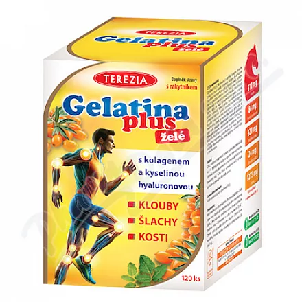 TEREZIA Gelatina plus želé 120ks