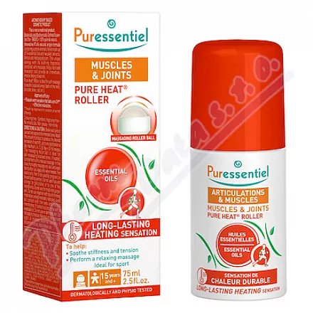 PURESSENTIEL Pure Heat Roller na svaly