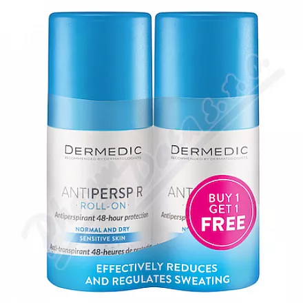 DERMEDIC Antyperspirant roll-on 48h duo pack 2x60g