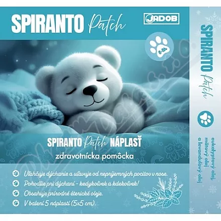 Jadob SPIRANTO Patch náplast 5x5cm 5ks