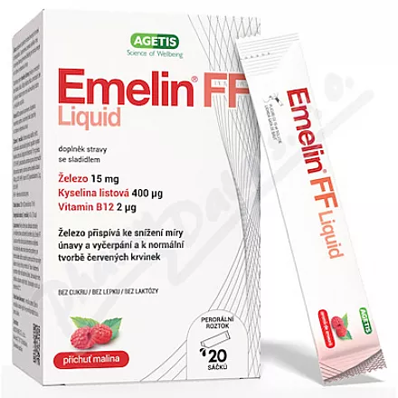 Emelin FF Liquid malina 20x15ml AGETIS