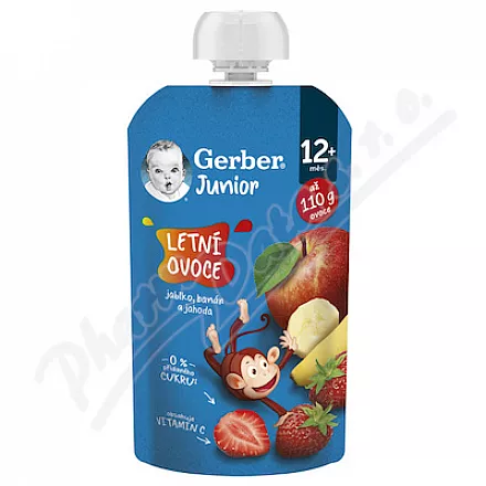 Gerber Junior Letní ovoce kapsička 110g 12m+