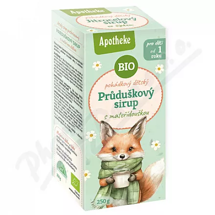 Apotheke Pohádkový průduškový sirup 1+ BIO 250g