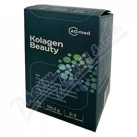 Kolagen Beauty biotin+vitamín C tbl.110 AGmed - vlasová péče,péče o vlasy,