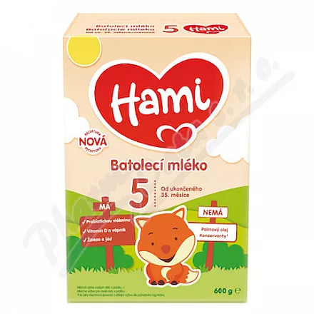 Hami 5 batolecí mléko 600g