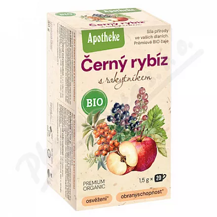 Apotheke BIO Černý rybíz s rakytníkem čaj 20x1.5g