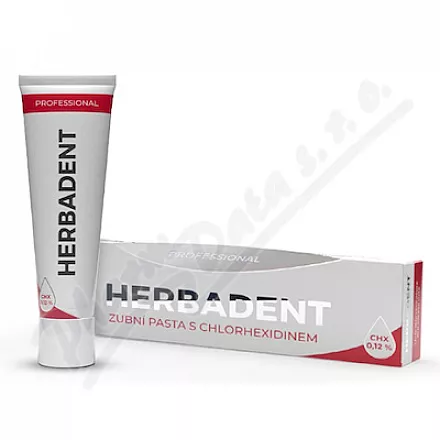 HERBADENT PROFESSIONAL zubní pasta s CHX 0.12% 40g